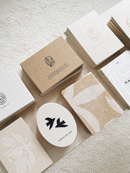 Eco-Pappe Postkarte / a little note