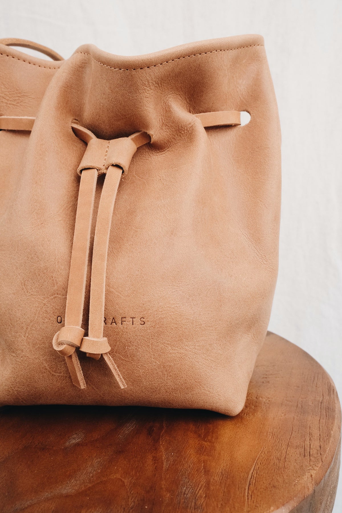Bioleder Bucket Bag ULAH - schwarz
