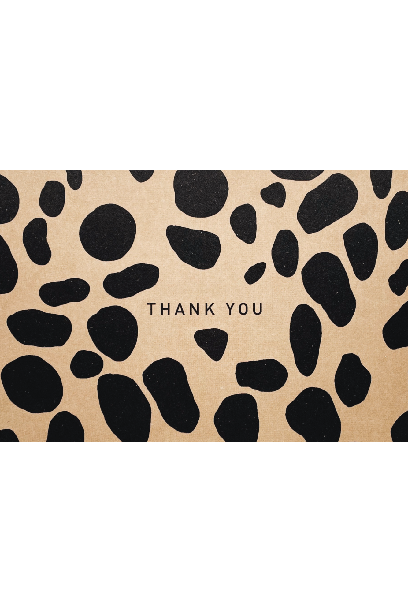 Eco-Pappe Postkarte / thank you