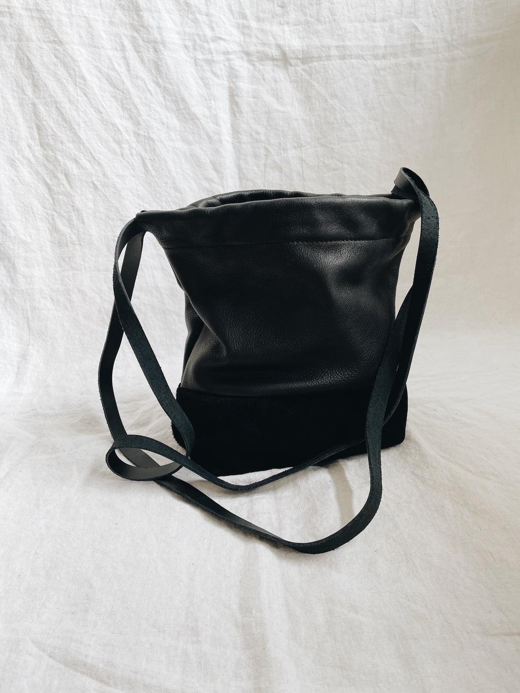 Hobo Bag aus schwarzem nappaleder - EINZELSTÜCK -