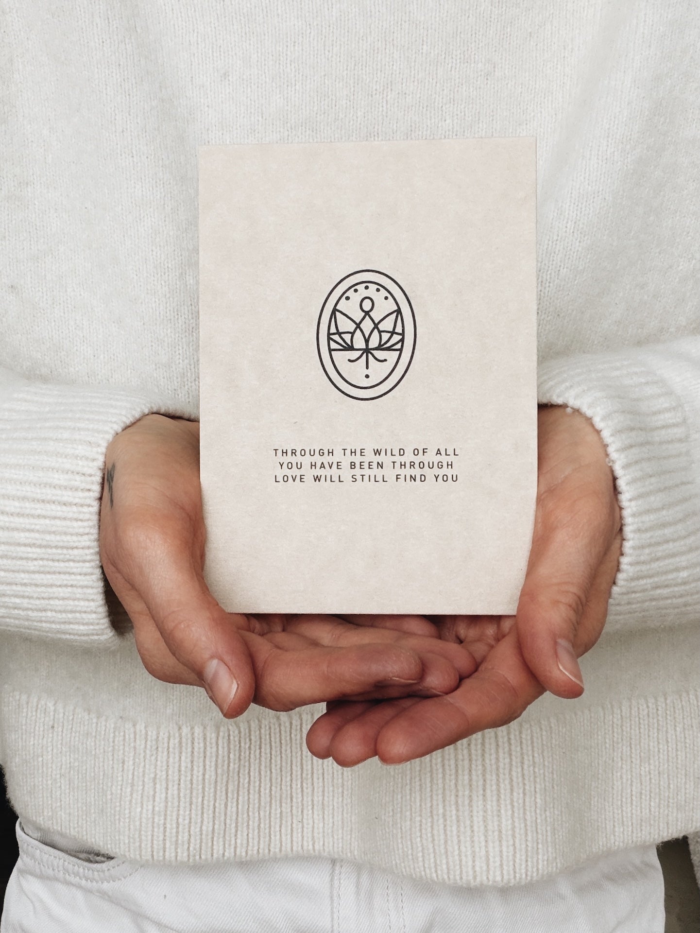 Postcard - A LITTLE NOTE OF THANKS