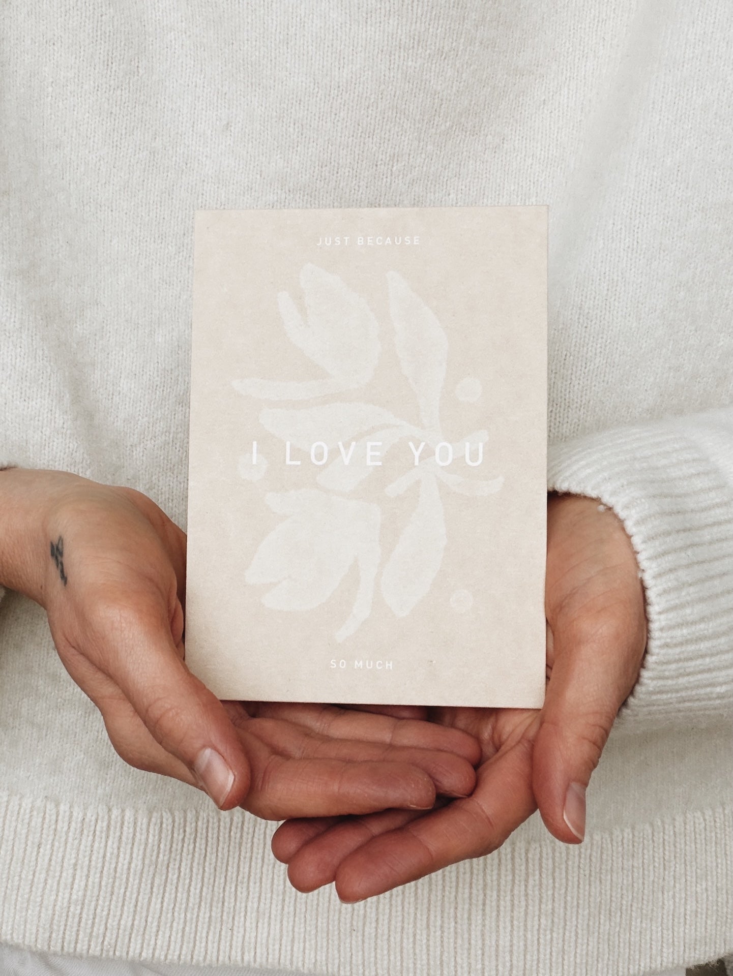 Postcard - A LITTLE NOTE OF THANKS