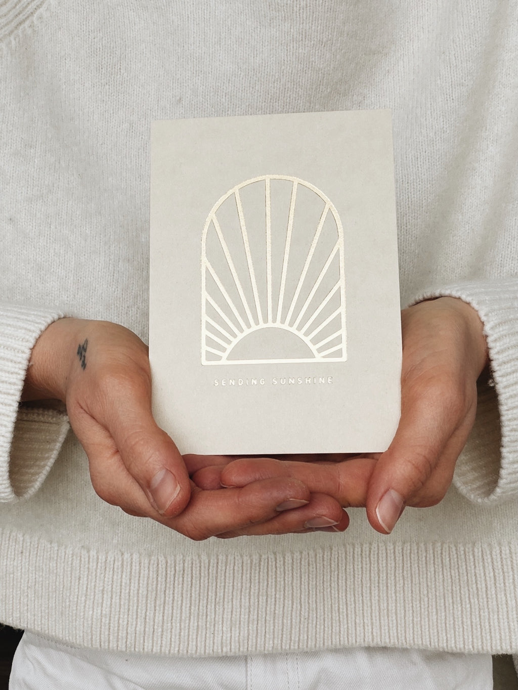 Postcard - A LITTLE NOTE OF THANKS