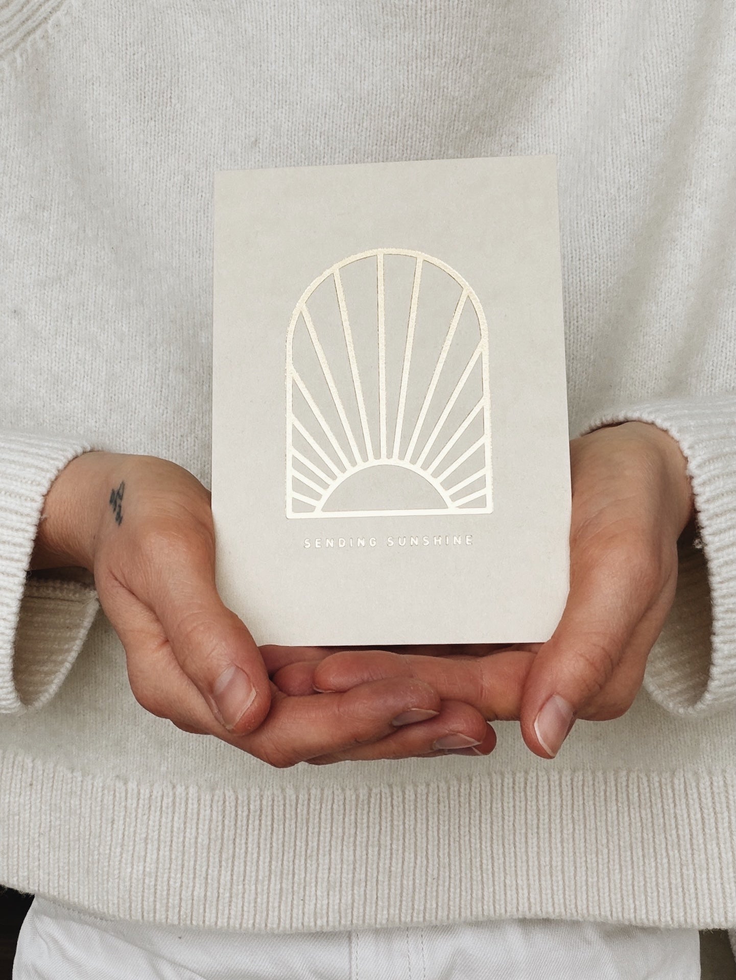 Postcard - A LITTLE NOTE OF THANKS