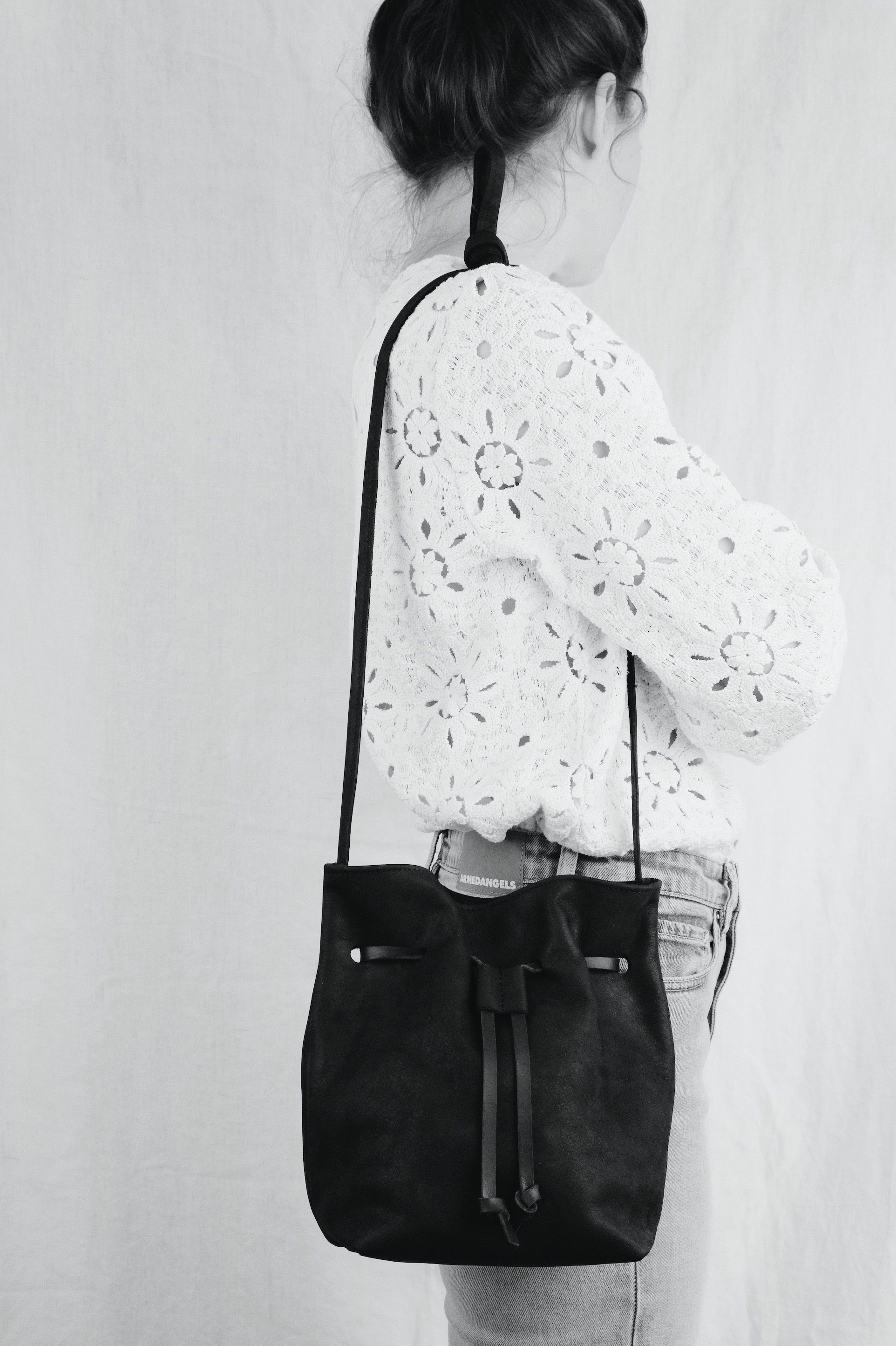 Bioleder Bucket Bag ULAH - braun