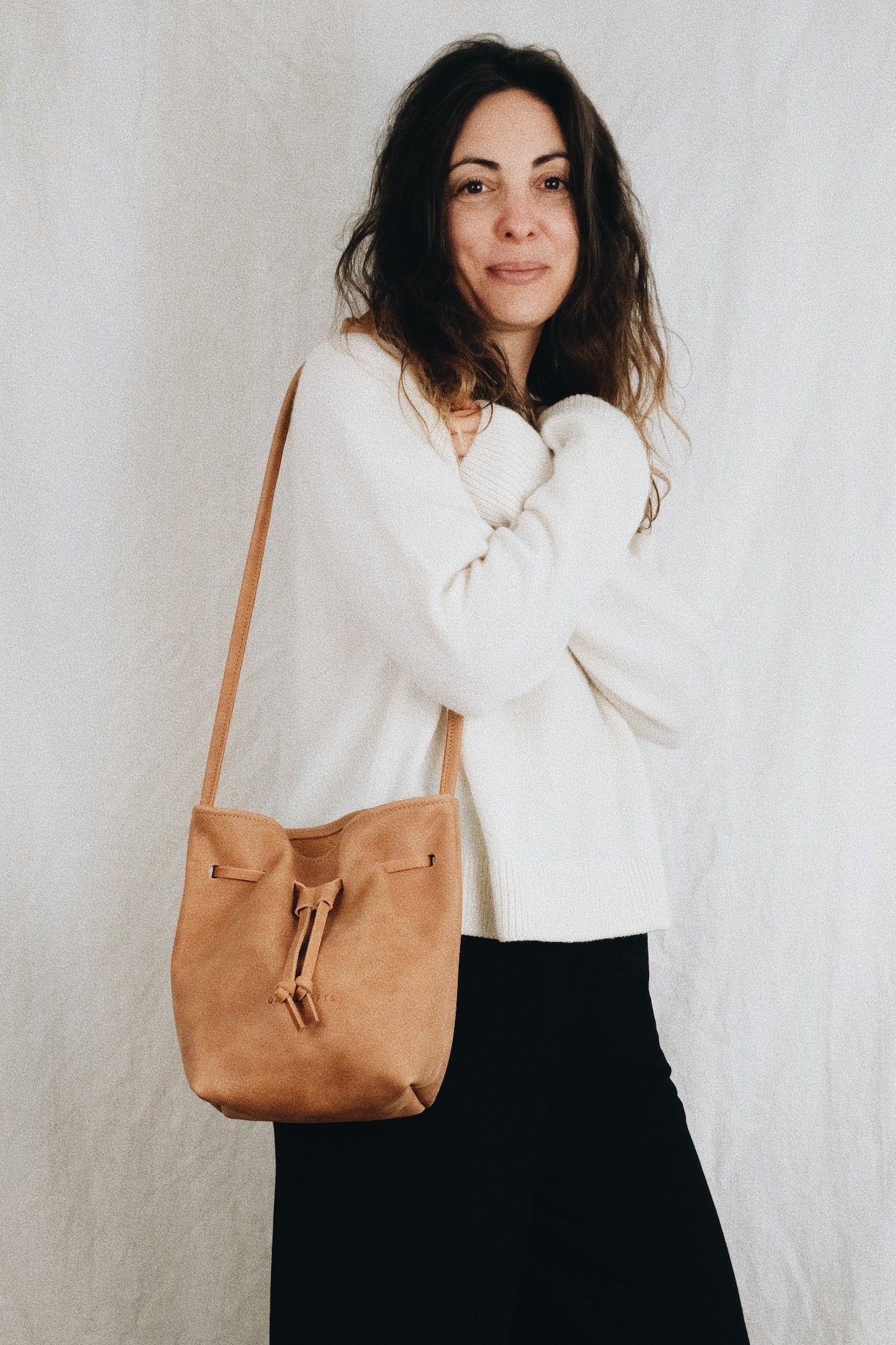 Bioleder Bucket Bag ULAH - braun
