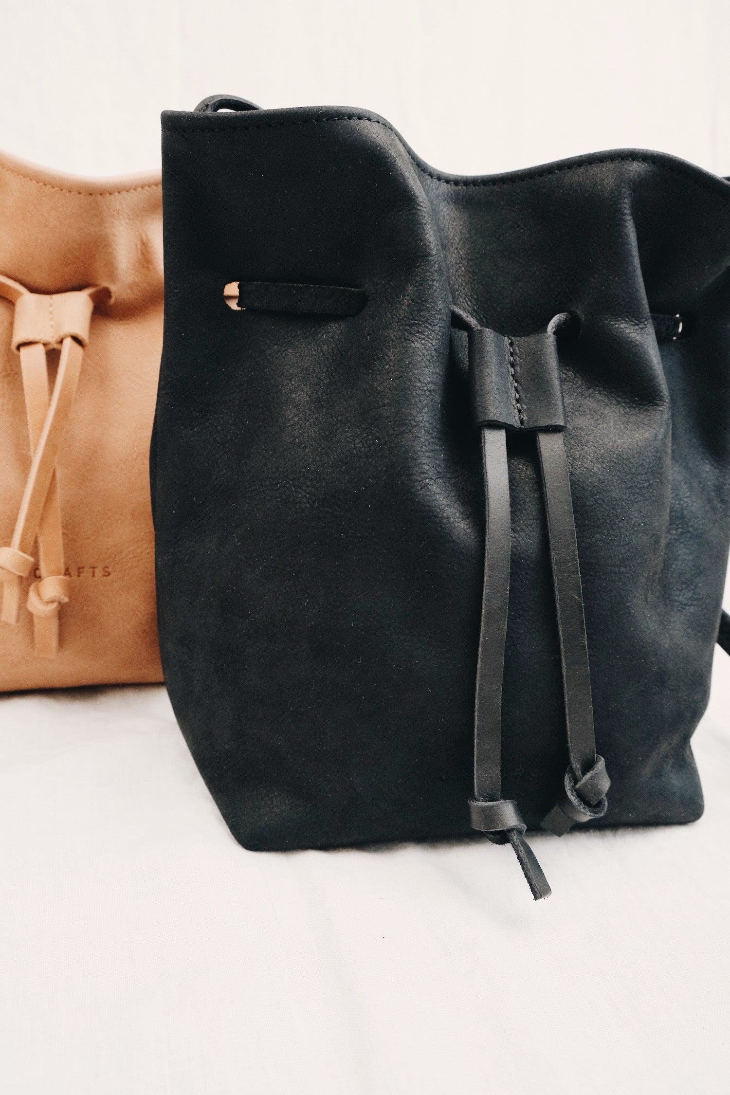 Bioleder Bucket Bag ULAH - braun