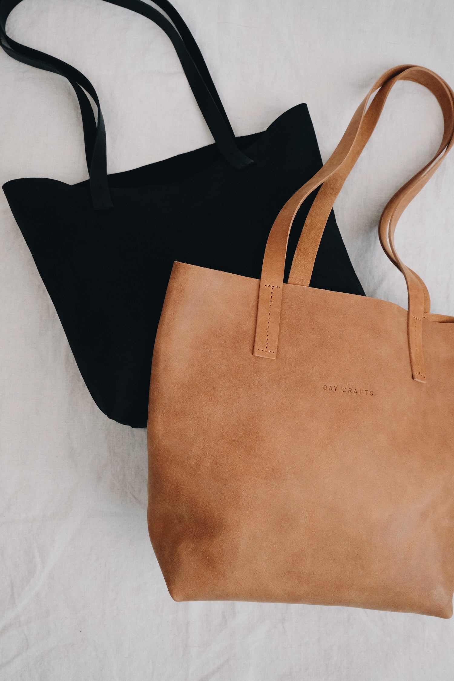 Bioleder Shopper GIRLBOSS - schwarz