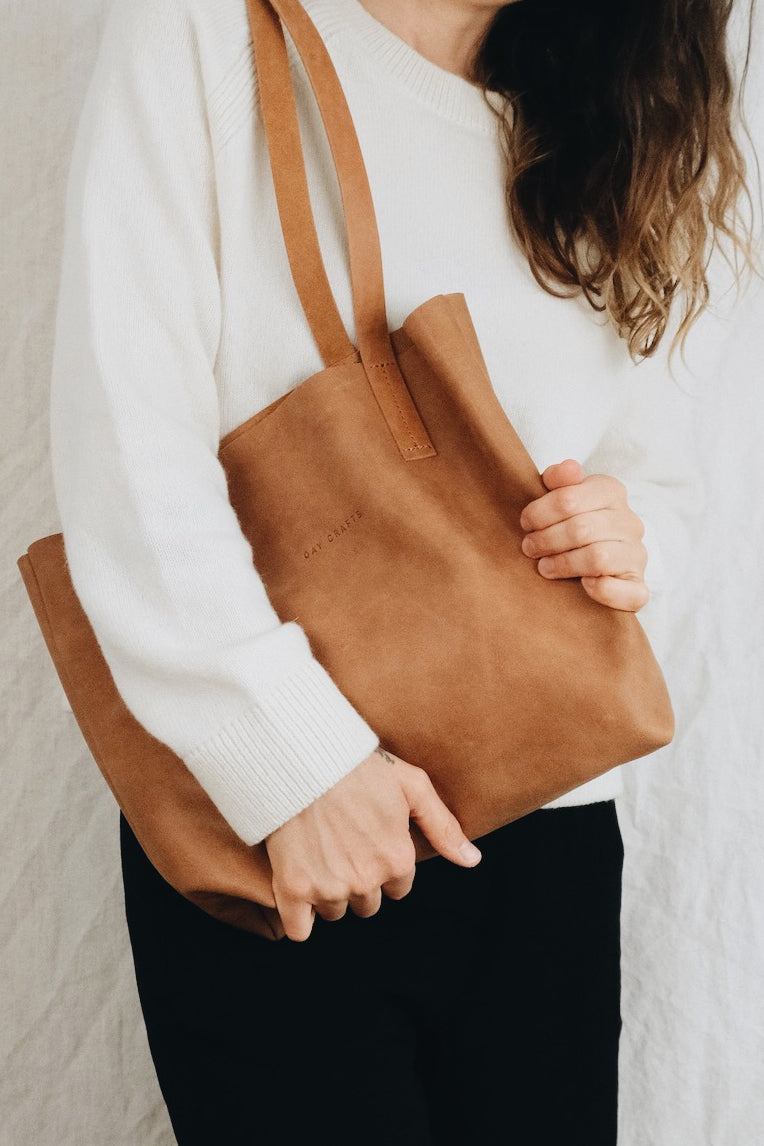 Bioleder Shopper GIRLBOSS - schwarz