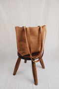 Bioleder Shopper GIRLBOSS - braun