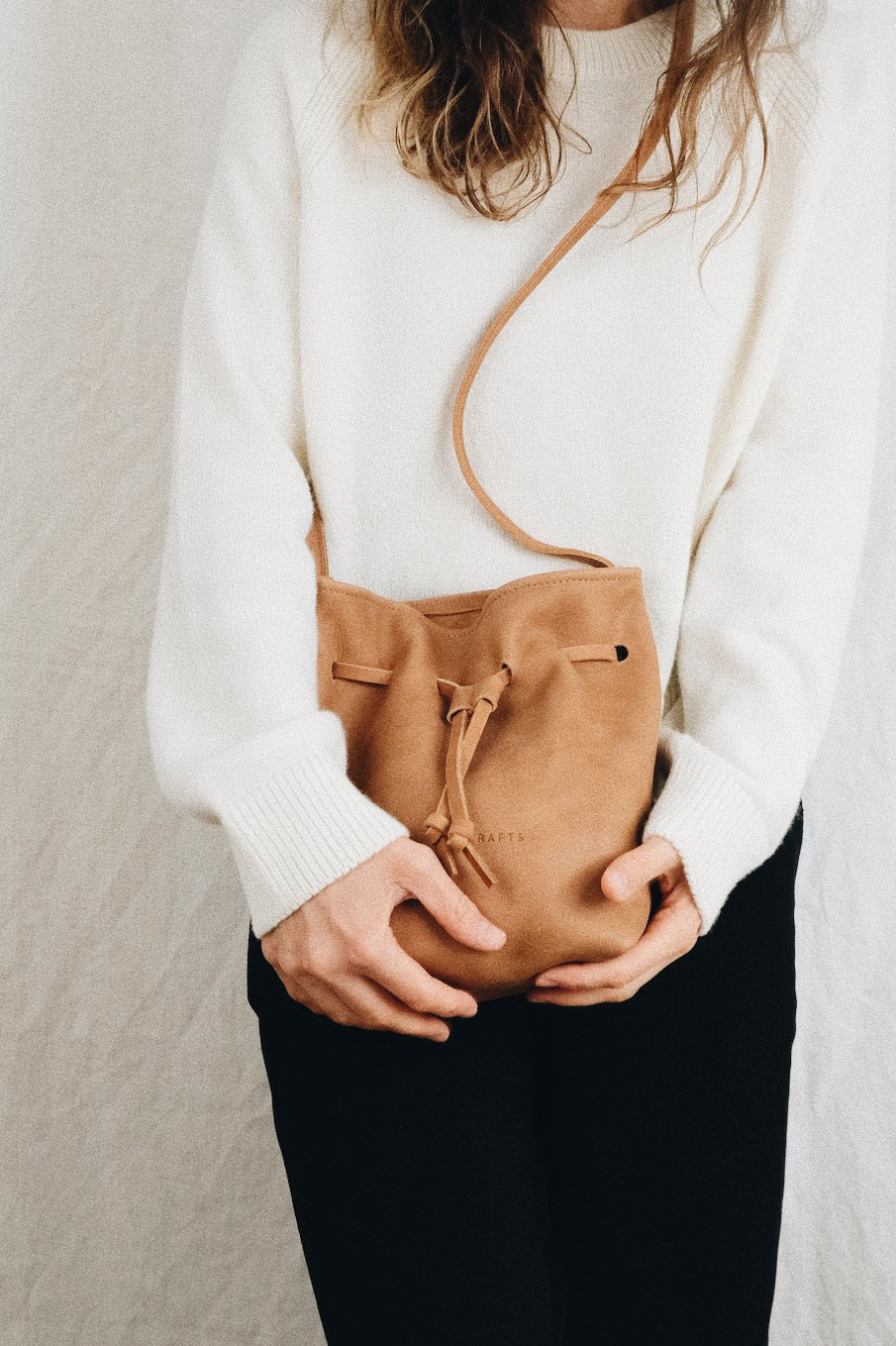 Bioleder Bucket Bag ULAH - braun