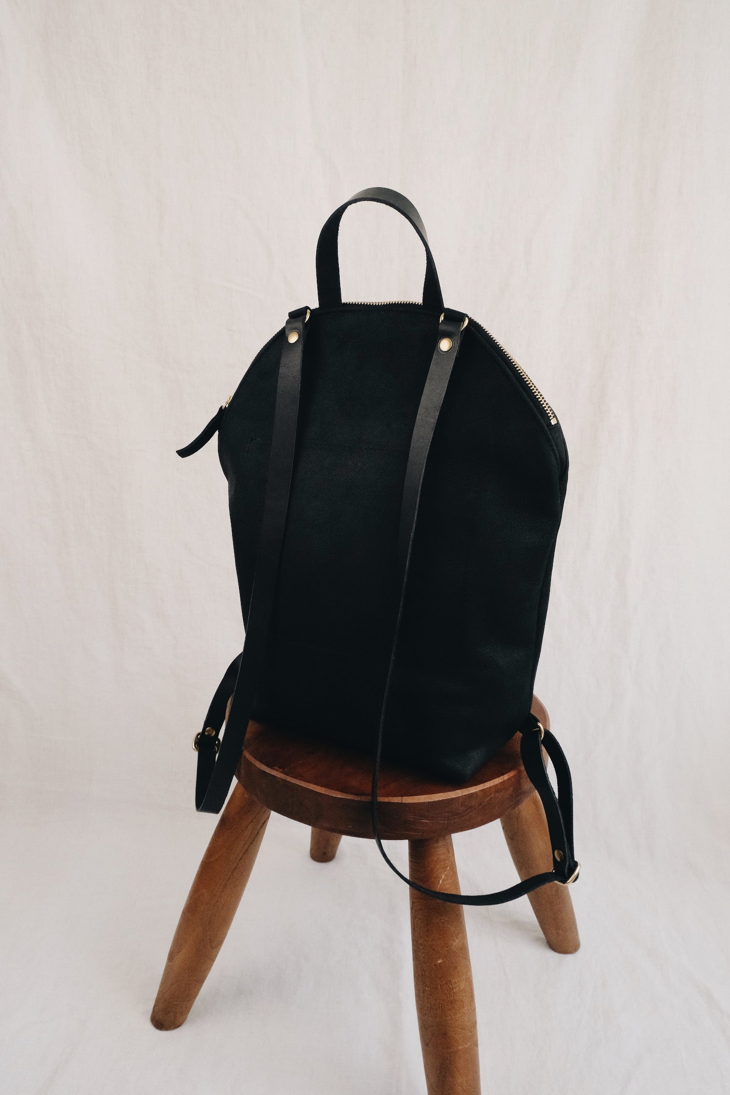 Bioleder Rucksack CURVE - braun