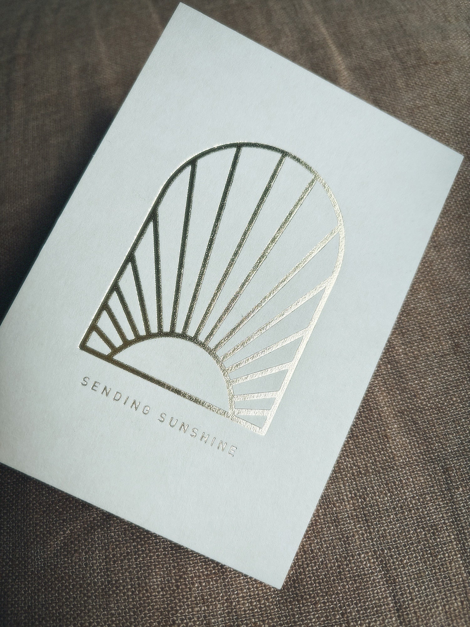 Eco-Pappe Postkarte - sending sunshine -