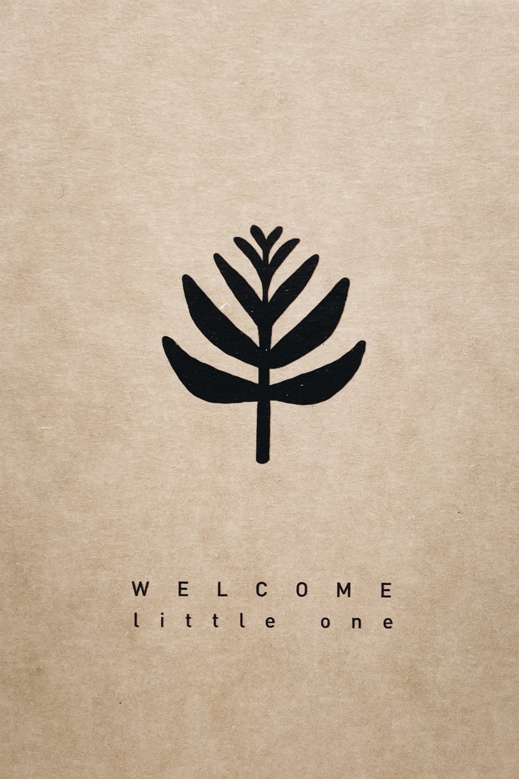 Postkarte - WELCOME LITTLE ONE