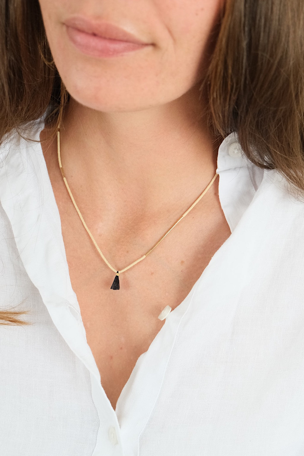 Echtgold Halskette TASSEL