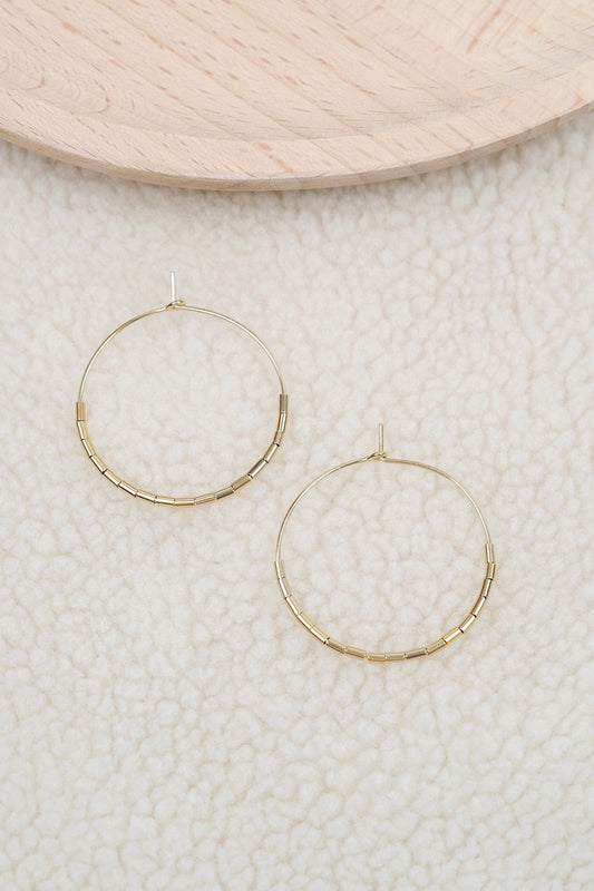 Gold creoles 