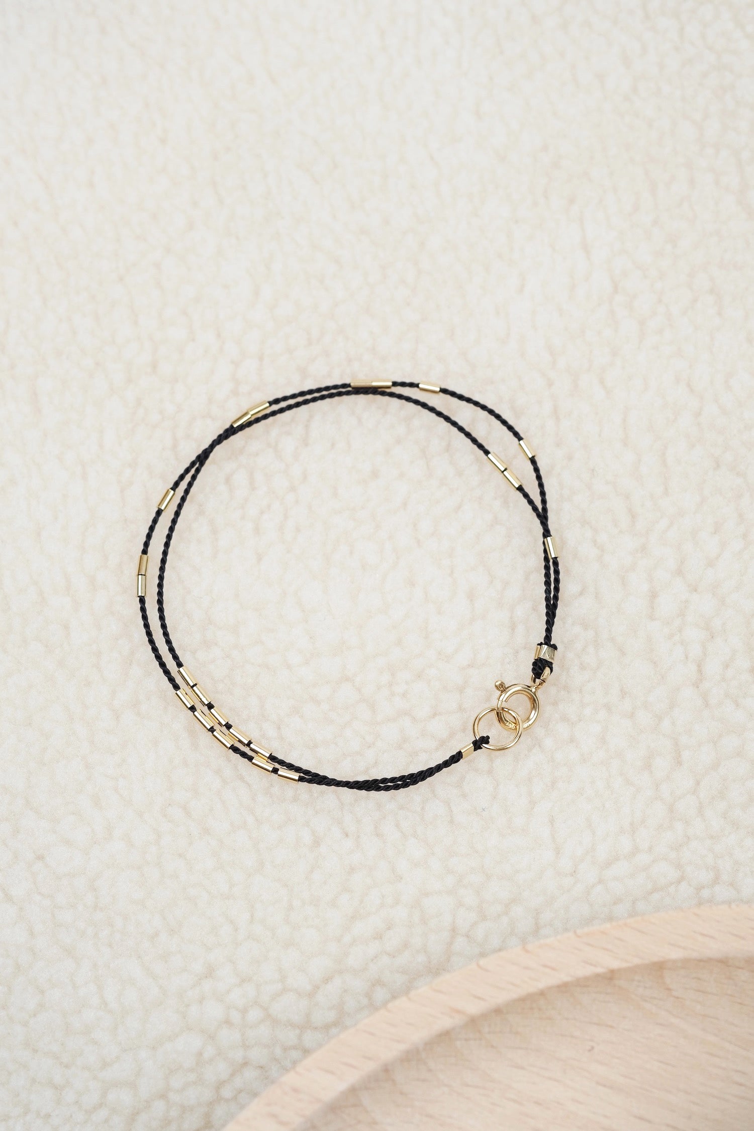 Echtgold Armband SHIFT - schwarz