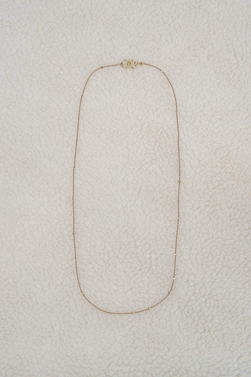 Gold necklace STARDUST - clay