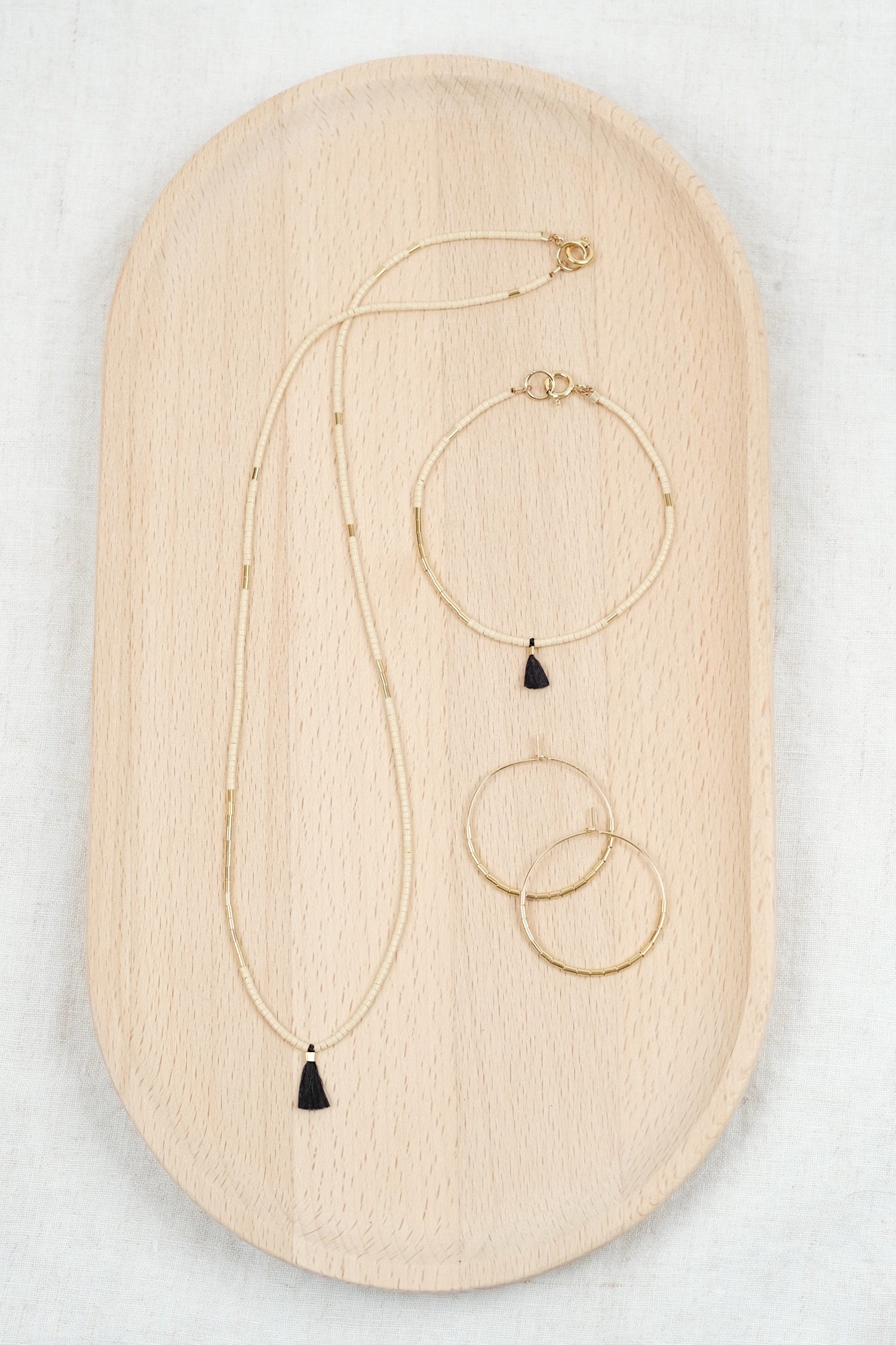 Echtgold Halskette TASSEL