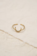 Messing Mond Ring